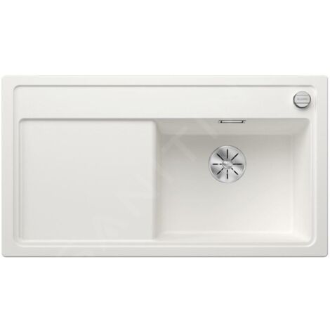 Blanco Zenar 5 - Évier en silgranit, 903x498 mm, avec commande de vidage, InFino, blanc 523876