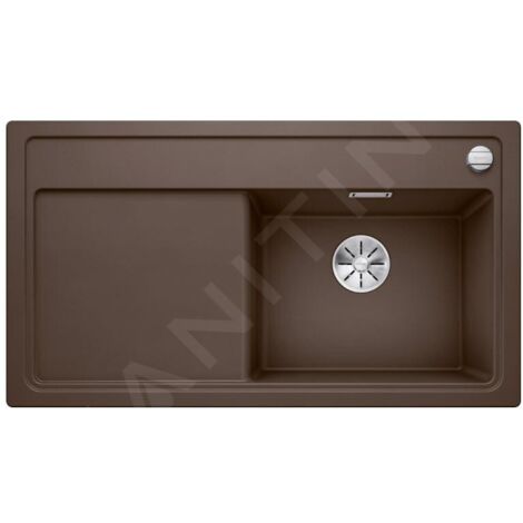 Blanco Zenar 5 - Évier en silgranite, 903x498 mm, InFino, café 523878