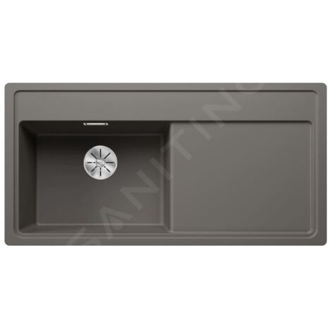 Blanco Zenar XL 6 - Évier en silgranit, 988x498 mm, avec commande de vidage, InFino, gris 527374