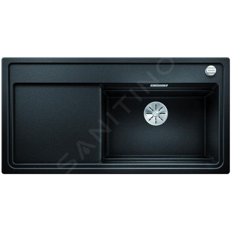 Blanco - Zenar xl 6 - Évier en silgranit dfg, 1000x510 mm, avec commande de vidage et accessoires, noir 526054