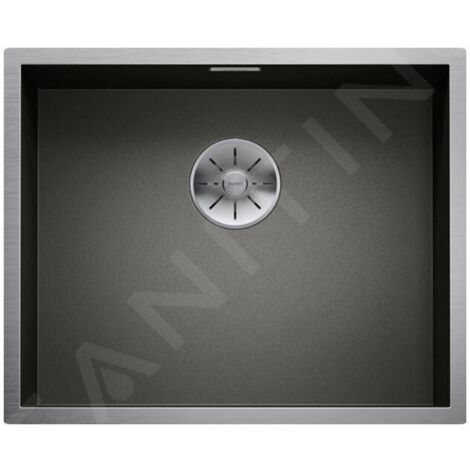 Blanco Zerox 500 - Évier, 54x44 cm, inox Dark Steel 526243