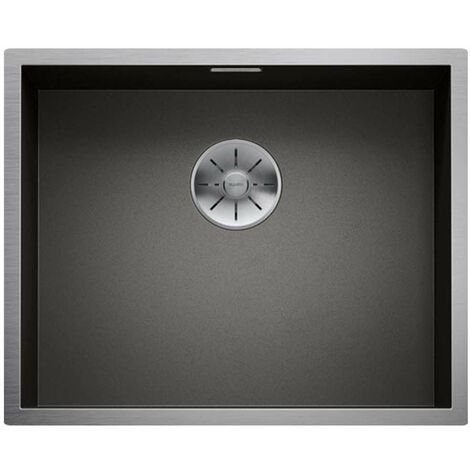 Blanco Zerox 500 - Lavello, 54x44 cm, acciaio inox Dark Steel 526243