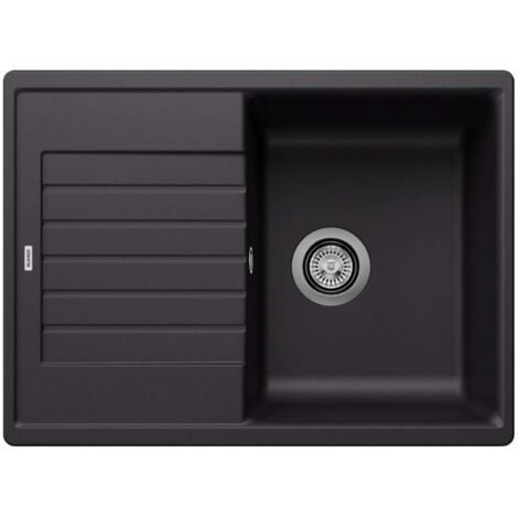 Blanco Zia 45 - Lavello in silgranit, 68x50 cm, Compact, nero 526009