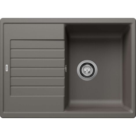 Blanco Zia 45 - Lavello in silgranito, 68x50 cm, con comando di scarico, grigio vulcano 527379