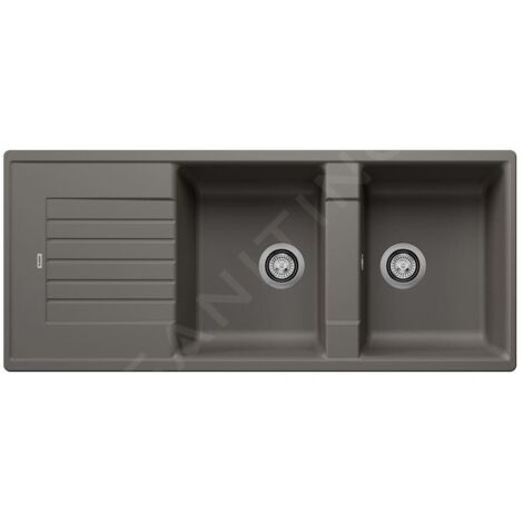 Blanco Zia 8 - Évier en silgranit, 1160x500 mm, gris 527392
