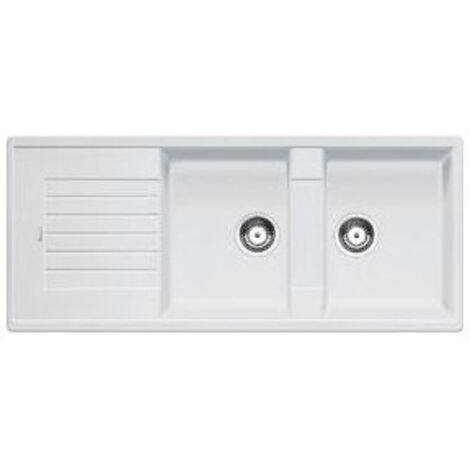 Blanco Zia 8 - Lavello in silgranit, 116x50 cm, bianco 515597