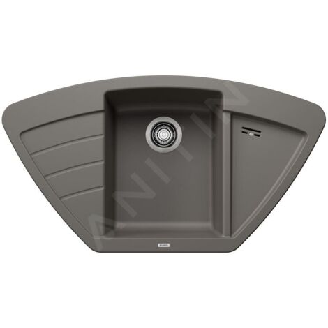 Blanco Zia 9 - Évier en silgranit, 93x51 cm, gris 527395