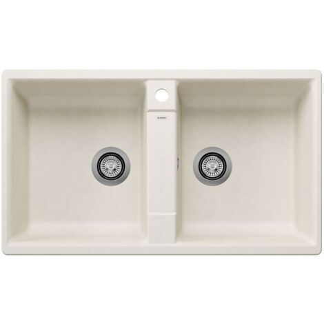 Blanco Zia 9 - Lavello in silgranit, 86x50 cm, bianco fine 527210