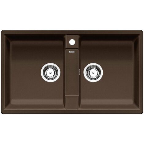 Blanco Zia 9 - Lavello in silgranit, 86x50 cm, color caffé 516683