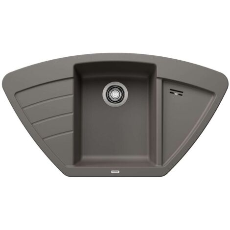 Blanco Zia 9 - Lavello in silgranit, 93x51 cm, grigio 527395
