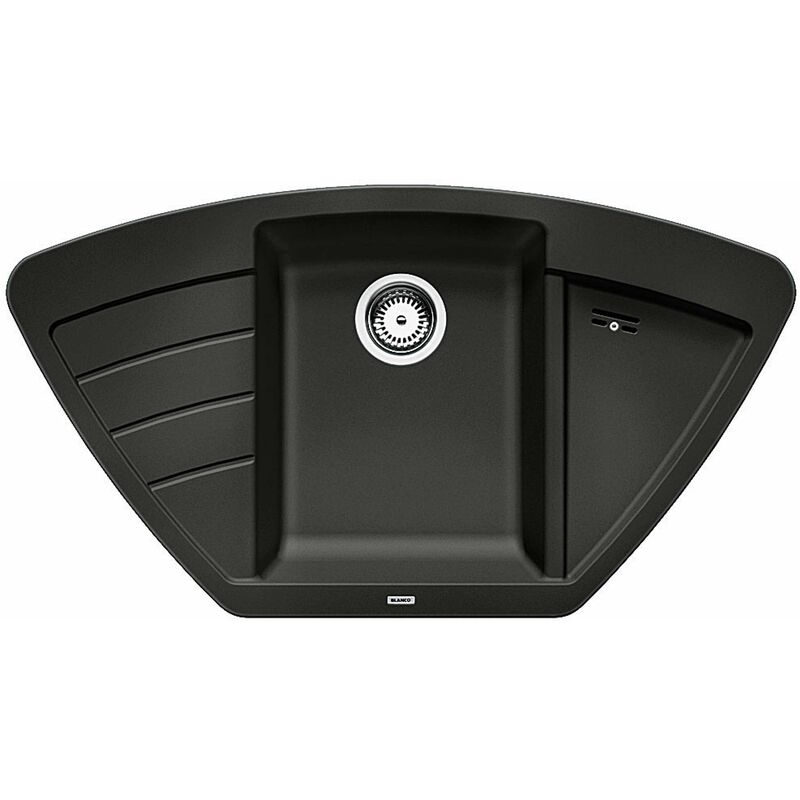 Blanco - Zia 9 - Évier en silgranit, 93x51 cm, noir 526031