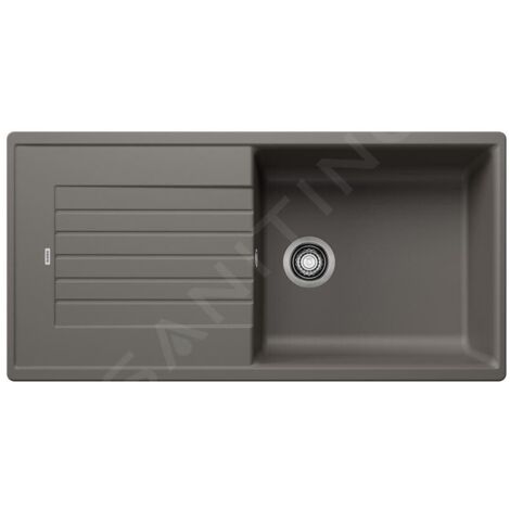 Blanco Zia XL 6 - Évier en Silgranit, 100x50 cm, gris 527400