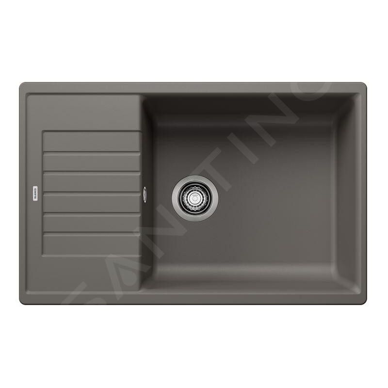 Blanco - Zia xl 6 - Évier en silgranit, 780x500 mm, gris 527397
