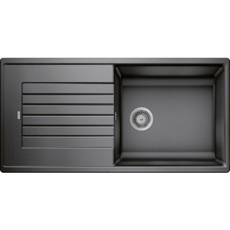 Blanco Zia XL 6 - Lavello in silgranit, 100x50 cm, con comando di scarico, antracite 517558
