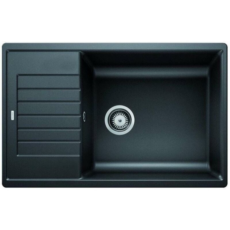 Blanco - Zia xl 6 - Évier en silgranit, 78x50 cm, Compact, noir 526019
