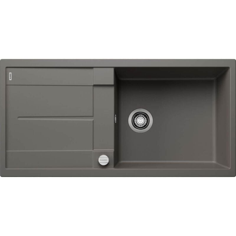 Blanco - Evier Metra xl 6S Silgranit - gris volcan - Vidage : Automatique