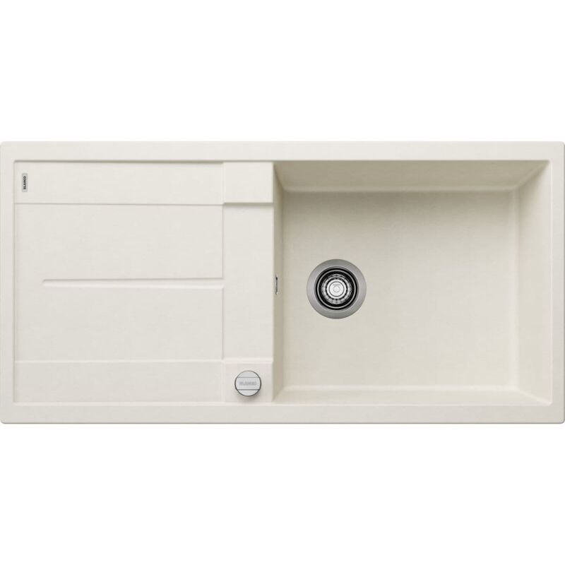 Blanco - Evier Metra xl 6S Silgranit - blanc soft - Vidage : Automatique