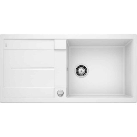 Evier Blanco Metra XL 6S Silgranit - Blanc - Vidage : Manuel