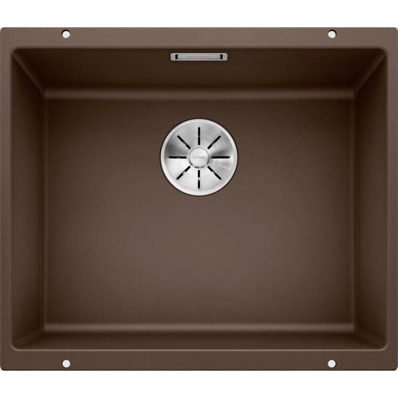 Blanco - Subline 500 - Évier en silgranit, 53x46 cm, InFino, café 523441