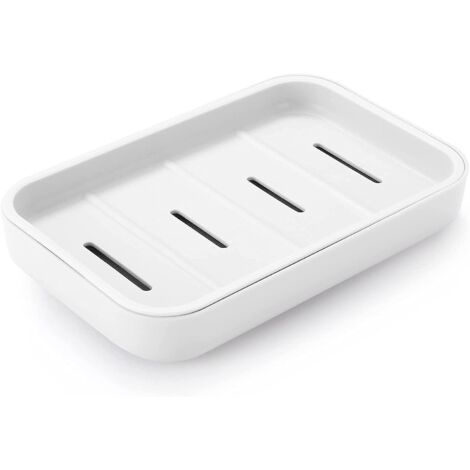 (blanc)porte-savon De Salle De Bain Avec Drain, Conomiseur De Savon Pour La Douche, Nettoyage Facile, Sec, Empche Le Savon Moelleux