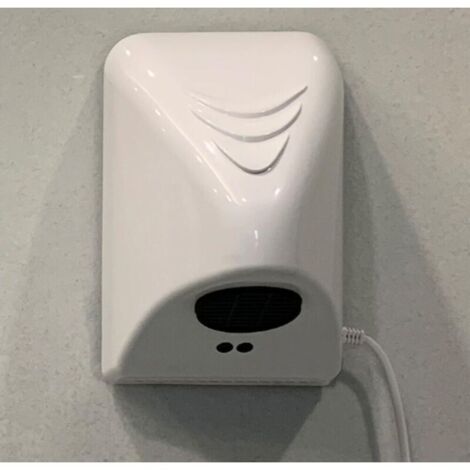 Blanc,sèche Mains- 600 W 220V Appareil de séchage des Mains à Induction Automatique Mural électrique pour entités commerciales, centres commerciaux