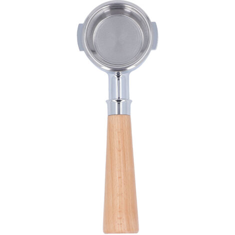 Blanker 58-mm-Siebträger aus Aluminiumlegierung mit Zwei-Ohr-Griff und Einzelfilter