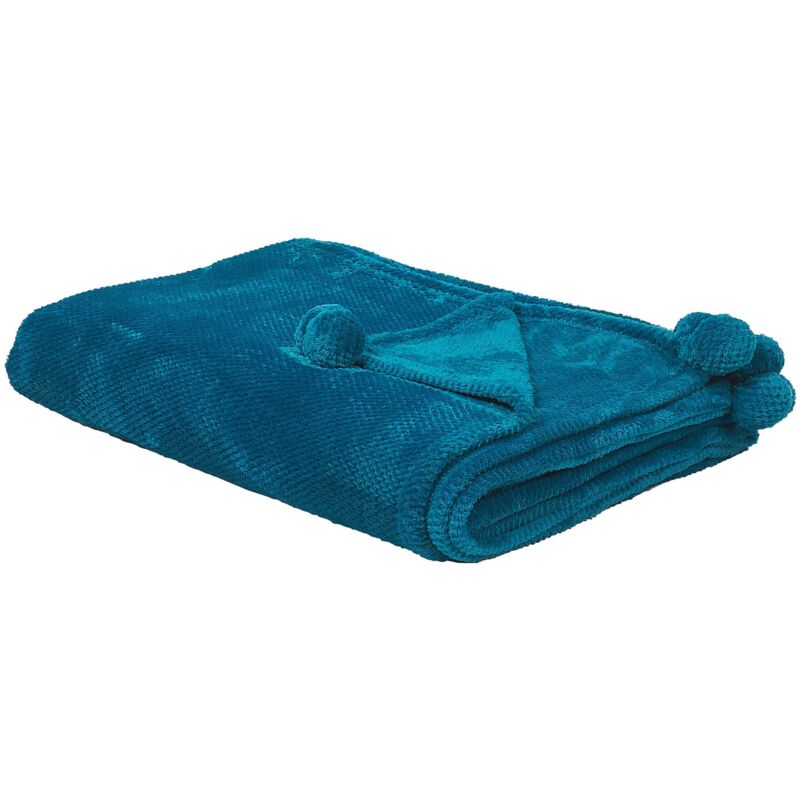 Blanket SAITLER 200 x 220 cm Turquoise