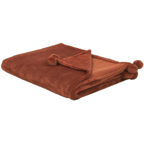 Blanket SAITLER 200 x 220 cm Golden Brown