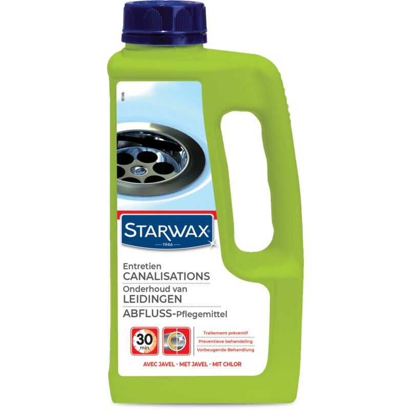 

blanqueador de mantenimiento del producto Starwax de tuberías - 1L