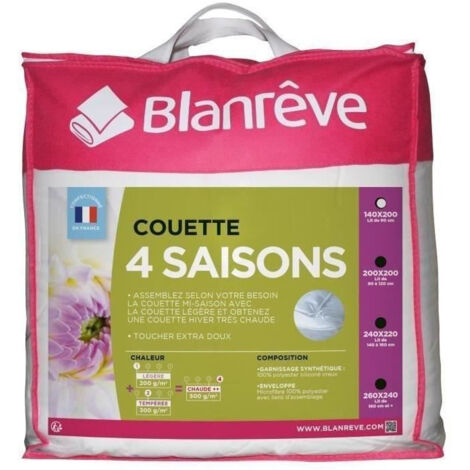 Blanreve BLANREVE 4 saisons couette blanche 140 x 200 cm