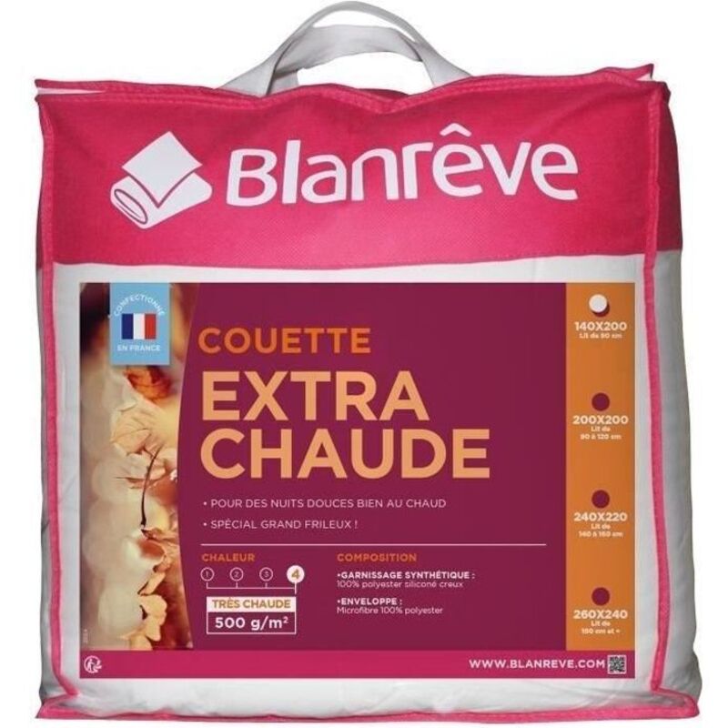 Les Tendances Blanreve Extra Warme Mikrofaser-bettdecke – 140 X 200 Cm – Weiß