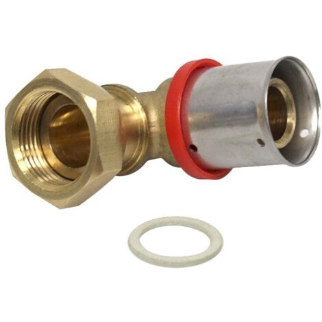 Blansol – Raccord multicouche à sertir femelle écrou libre 3/4' – Ø26 x 3,0 mm – Laiton pour plomberie et chauffage – Connexion durable