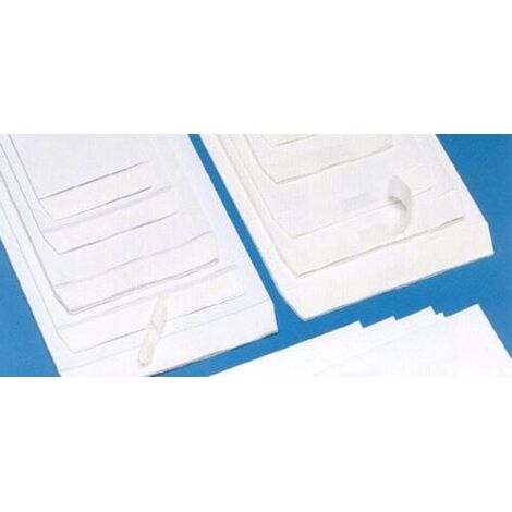 Blasetti CF500 Buste di Carta a Sacco Bianche 30x40 cm, 80 g/m�, Con Strisce, Confezione da 500 Pezzi