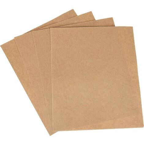 Blatt Schleifpapier mittlerer Körnung