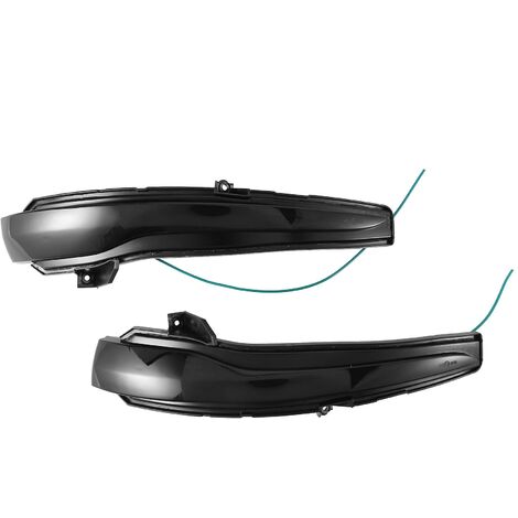 Blau + Bernstein Led Dynamische Seite Rückspiegel Anzeige Blinker Ligh Für C Klasse W205 E W213 S W222