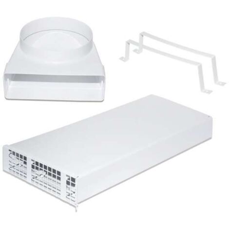 Blauberg Laibungskit mit Stahlgitter weiß KIT BlauPlast white 160 Montagekit Fensterlaibung 8001277