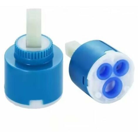 Blaue 2er-Packung 40-mm-Keramik-Mischerkartusche für Armaturen