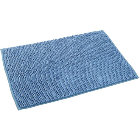 Blaue 40 x 60 m rutschfeste, flauschige Mikrofaser-Badematte Beige csparkv-e