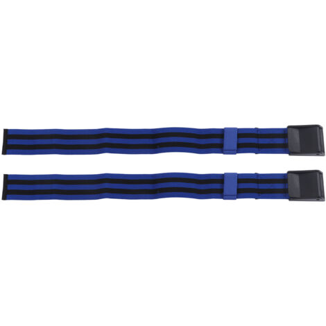blaue 64 cm lange Blutokklusions-Trainingsbänder für die Arme – Muskelkräftigung
