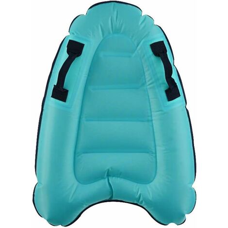 Blaue aufblasbare Surfbretter mit Griffen, Schwimmspielzeug für Kinder, Surfbrett, Hilfspolster für Strand, Surfen, Schwimmen, Sommer