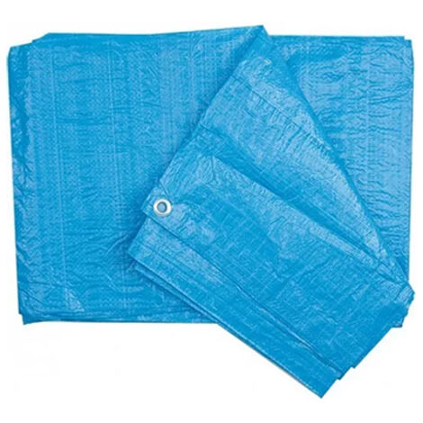 Blaue Schutzplane 6x10mt 80gr/m