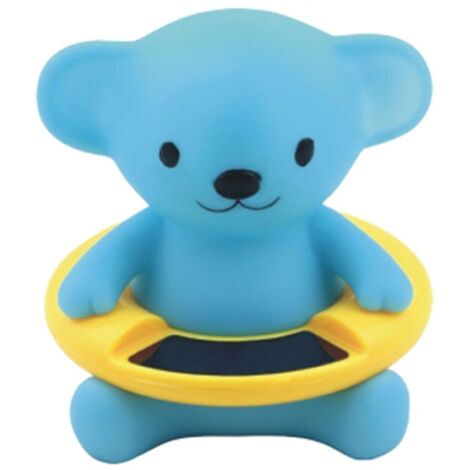 Blauer Bär, Tierform, Thermometer, Wasserthermometer, Poolthermometer