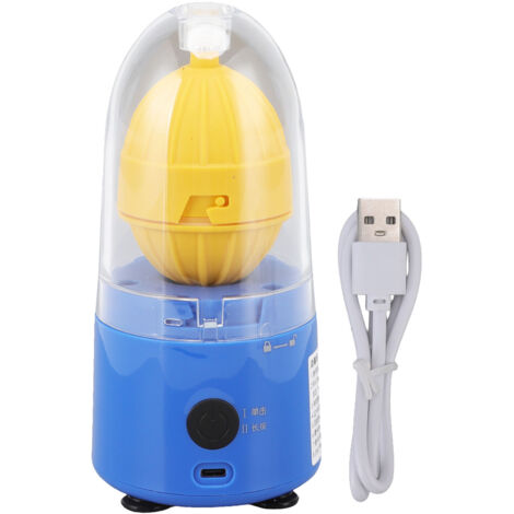 Blauer elektrischer Mixer aus lebensmittelechtem Silikon, spülmaschinenfest, ideal für goldbraune Eier und Gebäck, 3,7 V 15 W