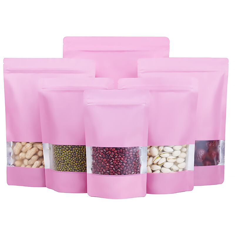 100 Teile/los Rosa Mylar Folie Zip-Lock-Stand Up Tasche mit Matt Fenster Resealable Doypack Reiß Kerbe Lebensmittel Süßigkeiten Lagerung | 04537366643351 100 Teile/los Rosa Mylar Folie Zip-Lock-Stand Up Tasche mit Matt Fenster Resealable Doypack Reiß Kerbe Lebensmittel Süßigkeiten Lagerung | 04537366643351