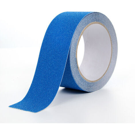 Blaues 5m x 5cm PVC-Antirutschband für Treppen, Stufen, Böden, Sicherheitsdekoration
