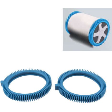 Blaues Vorderradset 896584000 143 mit Super Hump – 2 Gummiräder für Poolreinigungsroboter