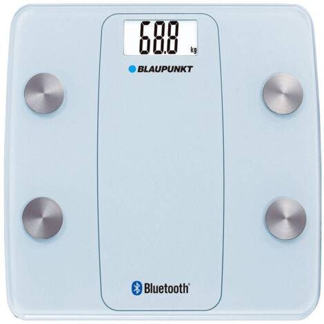 Blaupunkt BSM711BT báscula de baño Rectángulo Azul claro Báscula personal electrónica