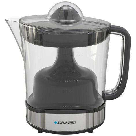Blaupunkt CJS601 prensasde cítricos Plástico Negro, Acero inoxidable, Transparente