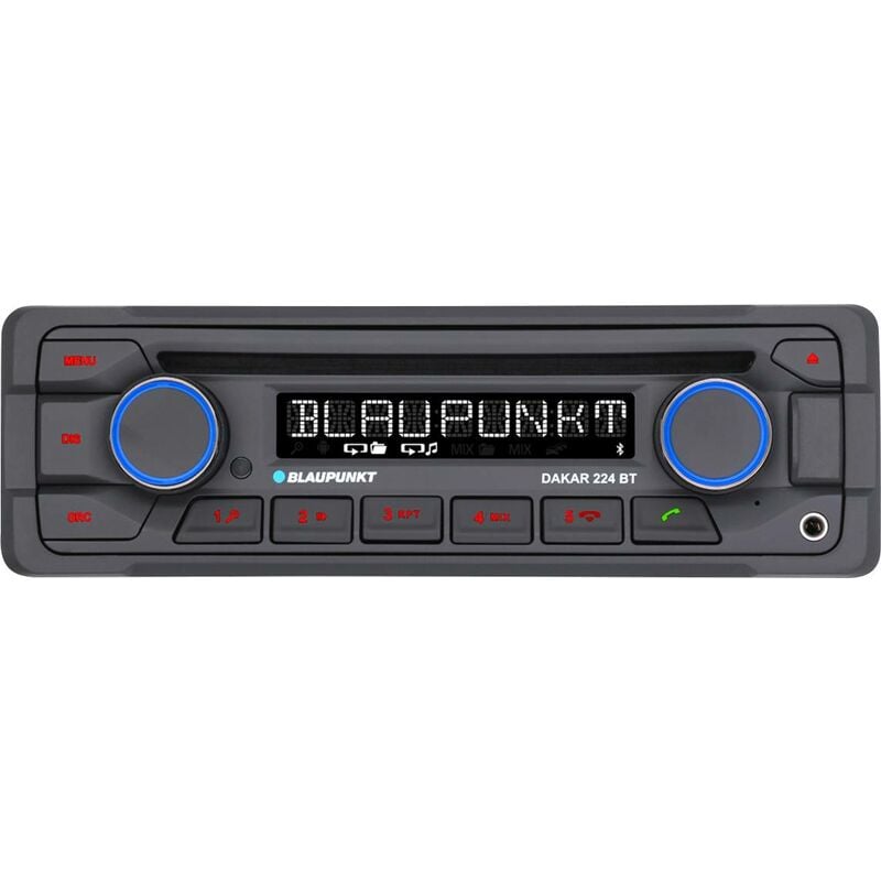 Blaupunkt Dakar 224 BT Autoradio port pour commande au volant, kit mains libres bluetooth, avec télécommande Y183342