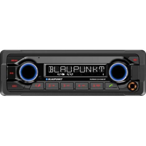 Blaupunkt Durban 224 DAB BT Autoradio Collegamento per controllo remoto da volante, Vivavoce Bluetooth®, Sintonizzatore
